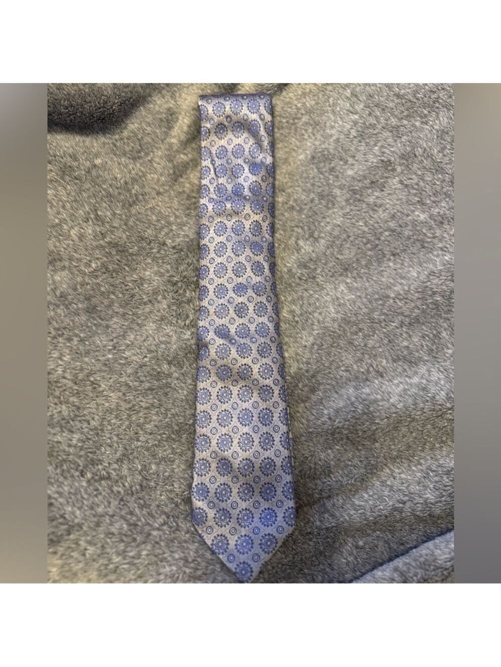 Robert Talbott Silk Patterned Tie Blue NWOT